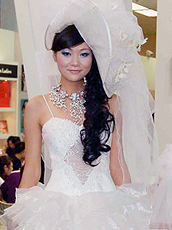 The bridal gown. The bridal gown.